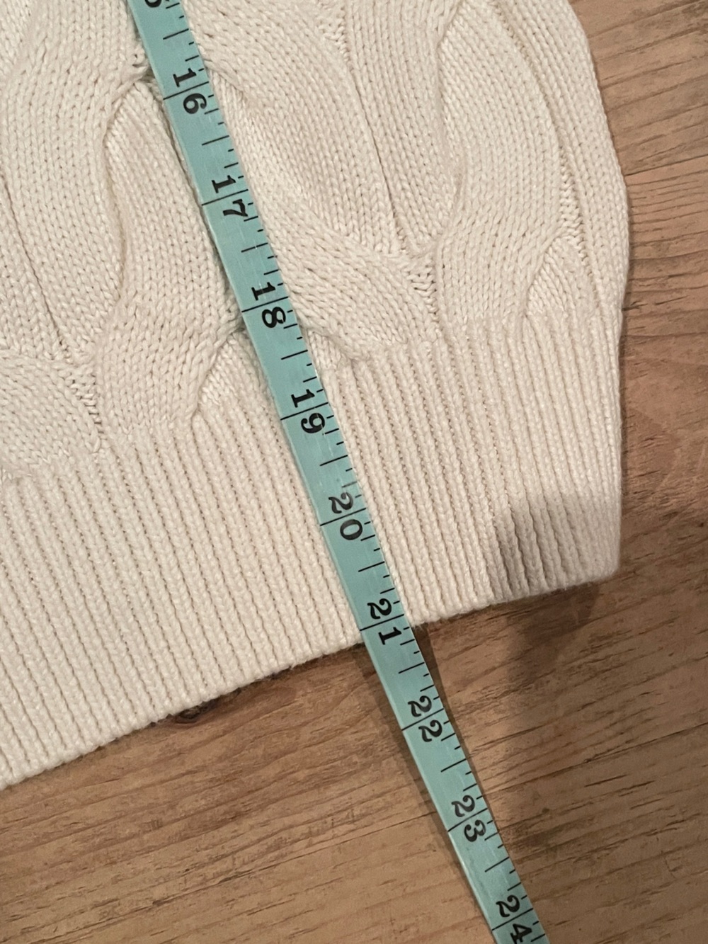 Banana Republic cotton cableknit vest preppy cricket academia old money XST - Picture 7 of 7